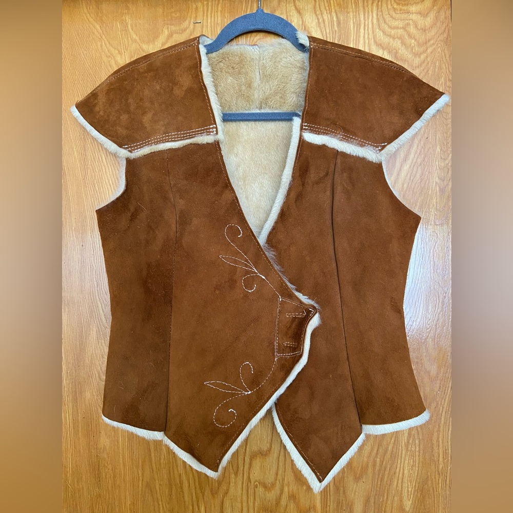 Sheepskin vest